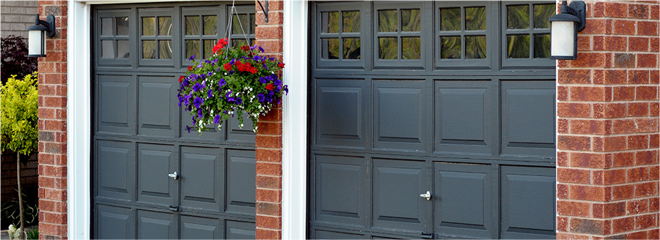 set of garage doors