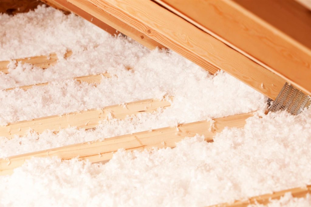 Loose-fill attic insulation
